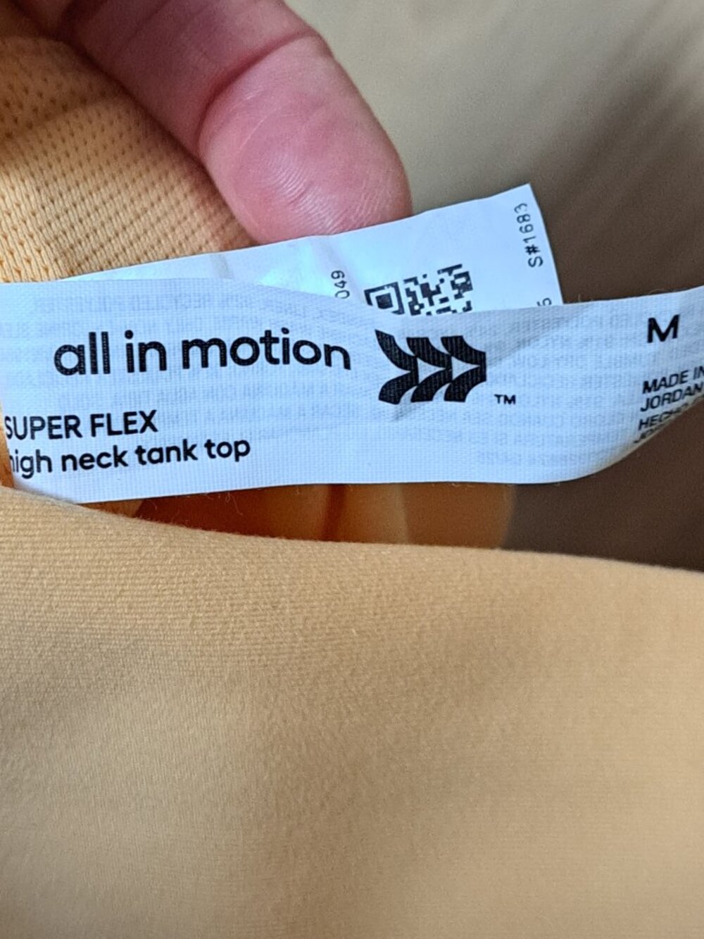 All In Motion Superflex Padded High Neck Tank Top - Picture 3 of 3